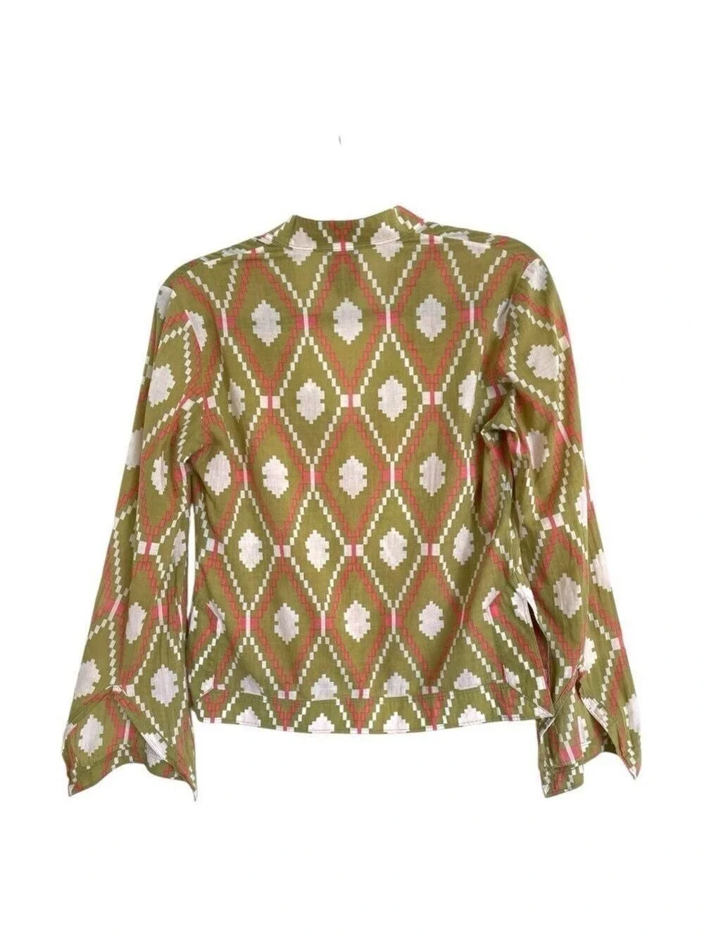 Tory Burch Stephanie Geometric Aztec Print Tunic Size 4